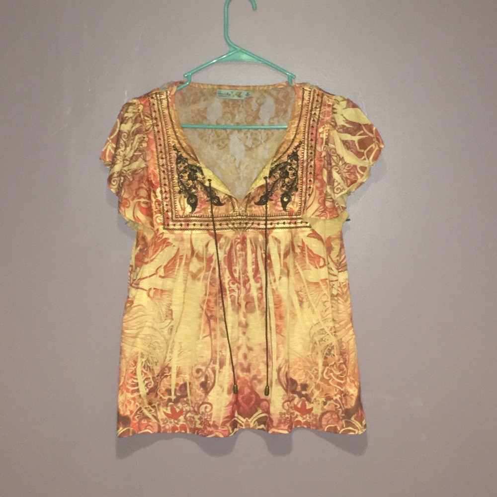 *SALE* | UNITY | World Wear | Festival Boho blouse